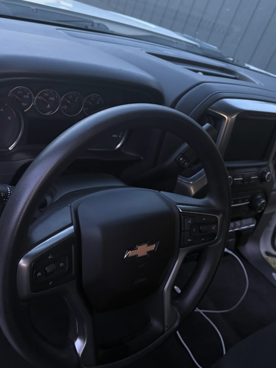 After - Steering wheel clean