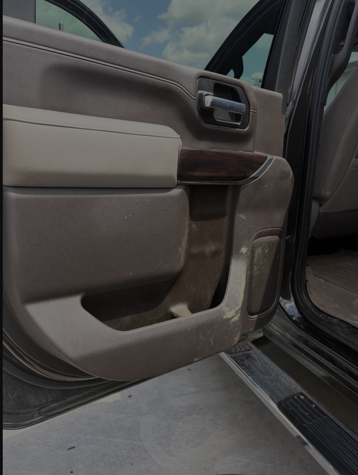 Before - Door panel