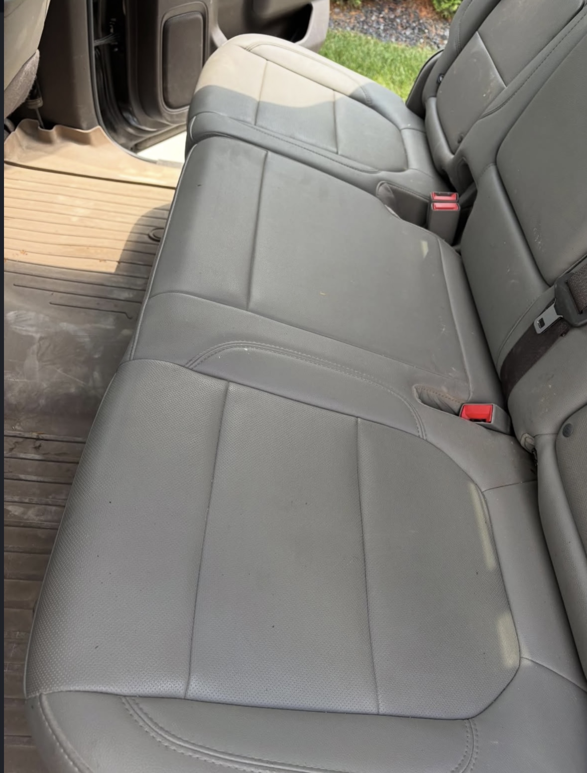 Before - Back Seat